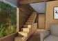 خانه توالت 70 ساله Taupe Ash Wood با خانه های مدولار قابل حمل باران